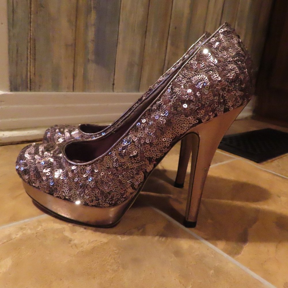 Madden Girl Sparkle High Heel Pumps